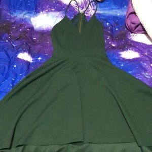 Green formal dress